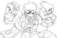 coloriage naruto satsuke coloriage naruto satsuke