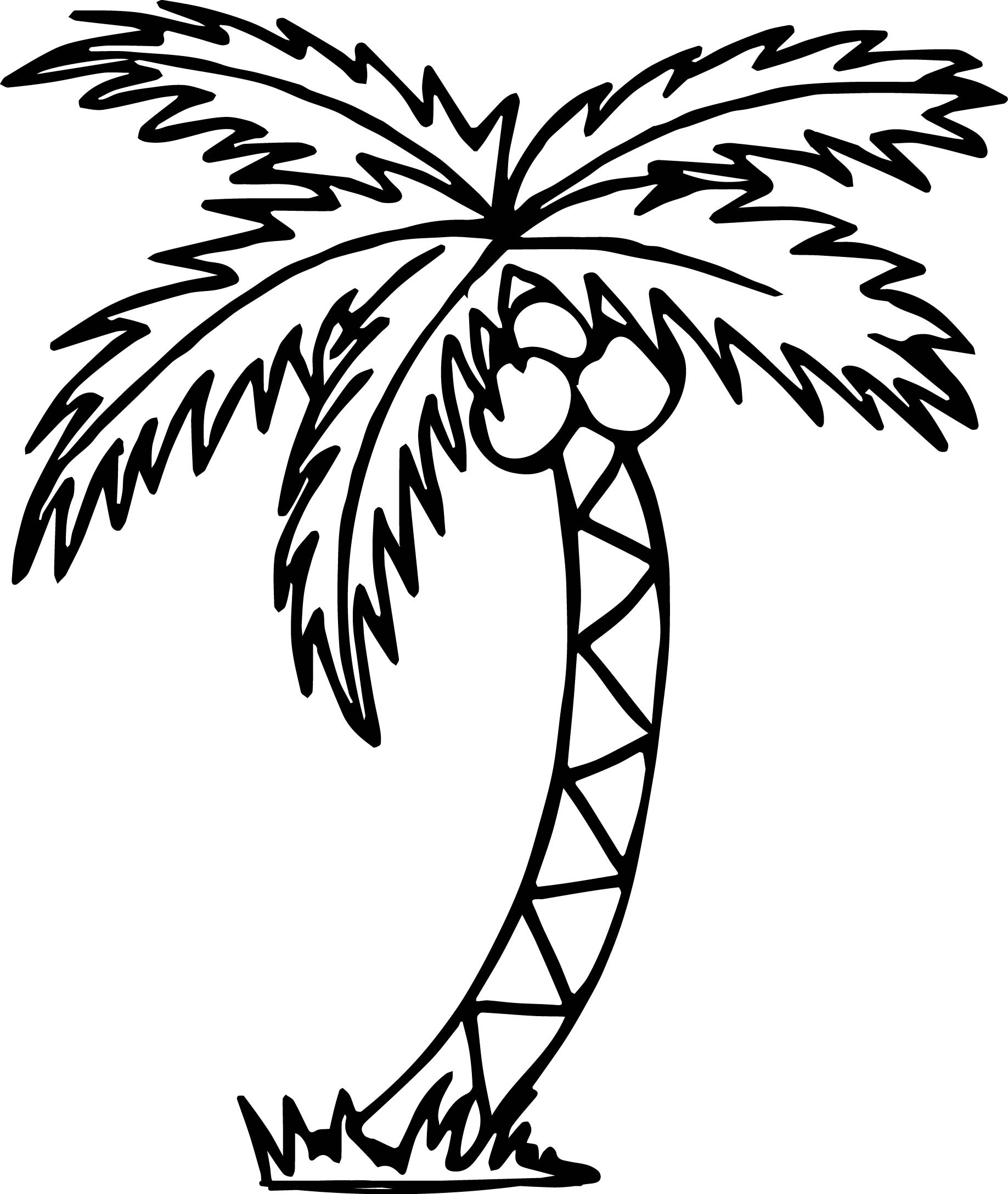Free Printable Palm Tree Template - Free Printable