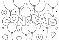 congrats grad coloring pages congrats grad coloring pages