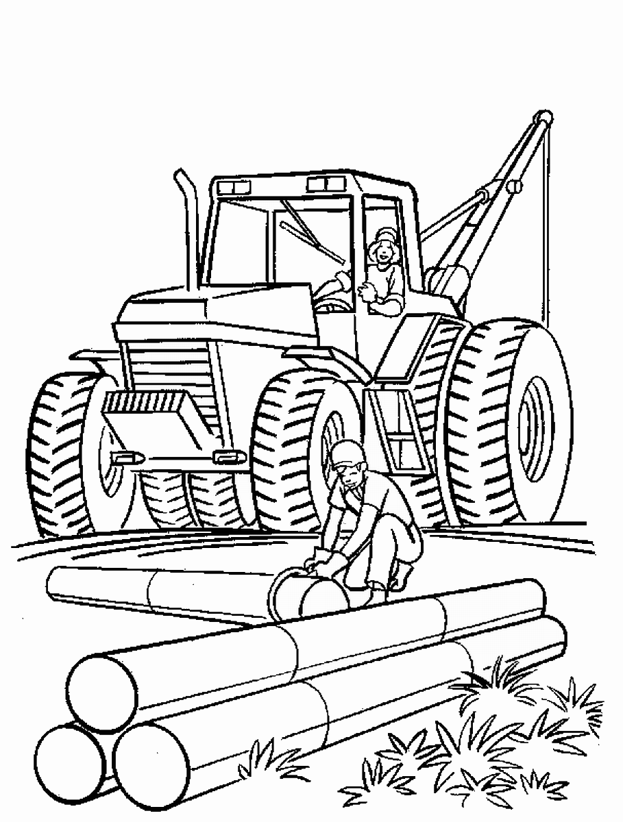 Constructions Coloring Pages