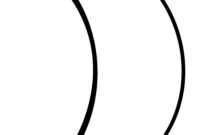 crescent shape coloring page