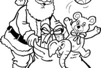 santa claus coloring picture santa claus coloring picture