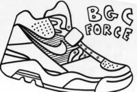 coloring pages shoes printable
