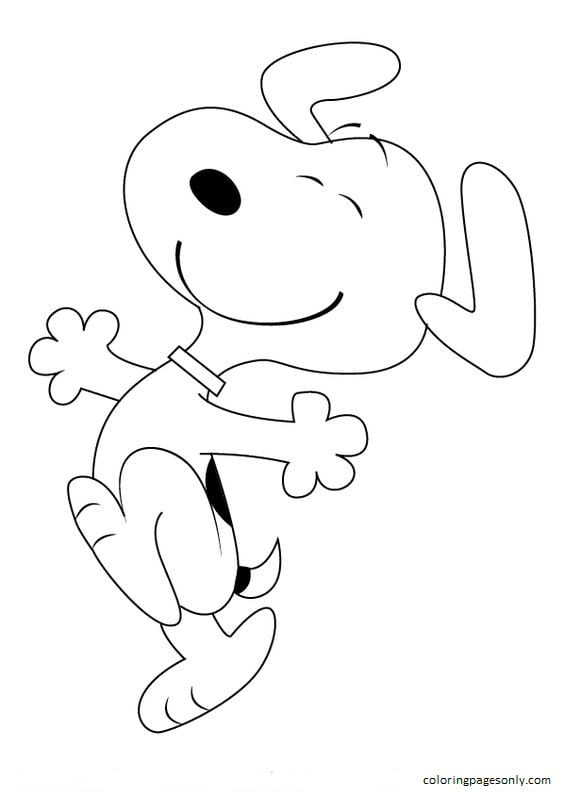 Snoopy Coloring Pages - Free Printable Coloring Pages