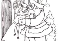 mrs claus coloring pages mrs claus coloring pages