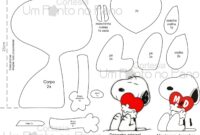 snoopy cut out template