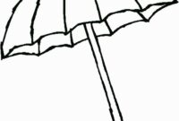 umbrella coloring page pdf
