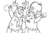 flintstones coloring pages