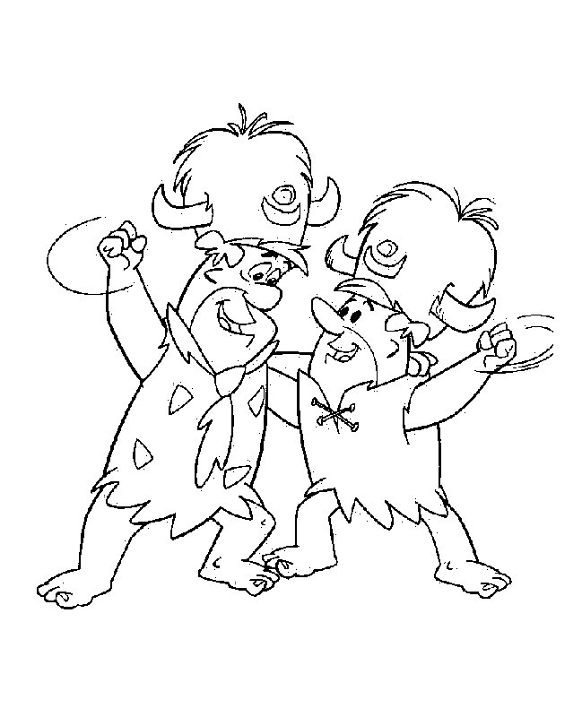 Flintstones Coloring Pages - Coloringpages1001.com