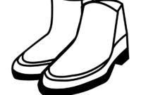 printable coloring pages shoes