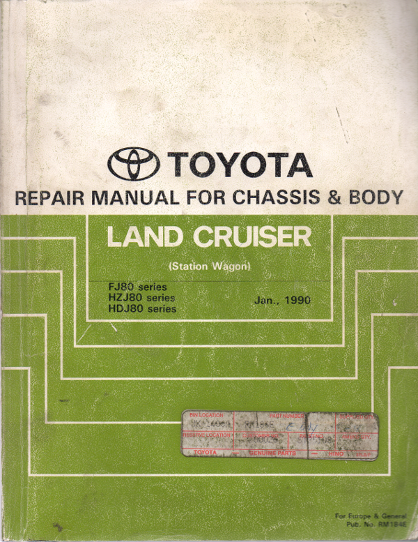 Toyota Service Repair Manuals - Free Download PDF
