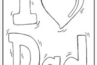 i love you dad coloring pages i love you dad coloring pages
