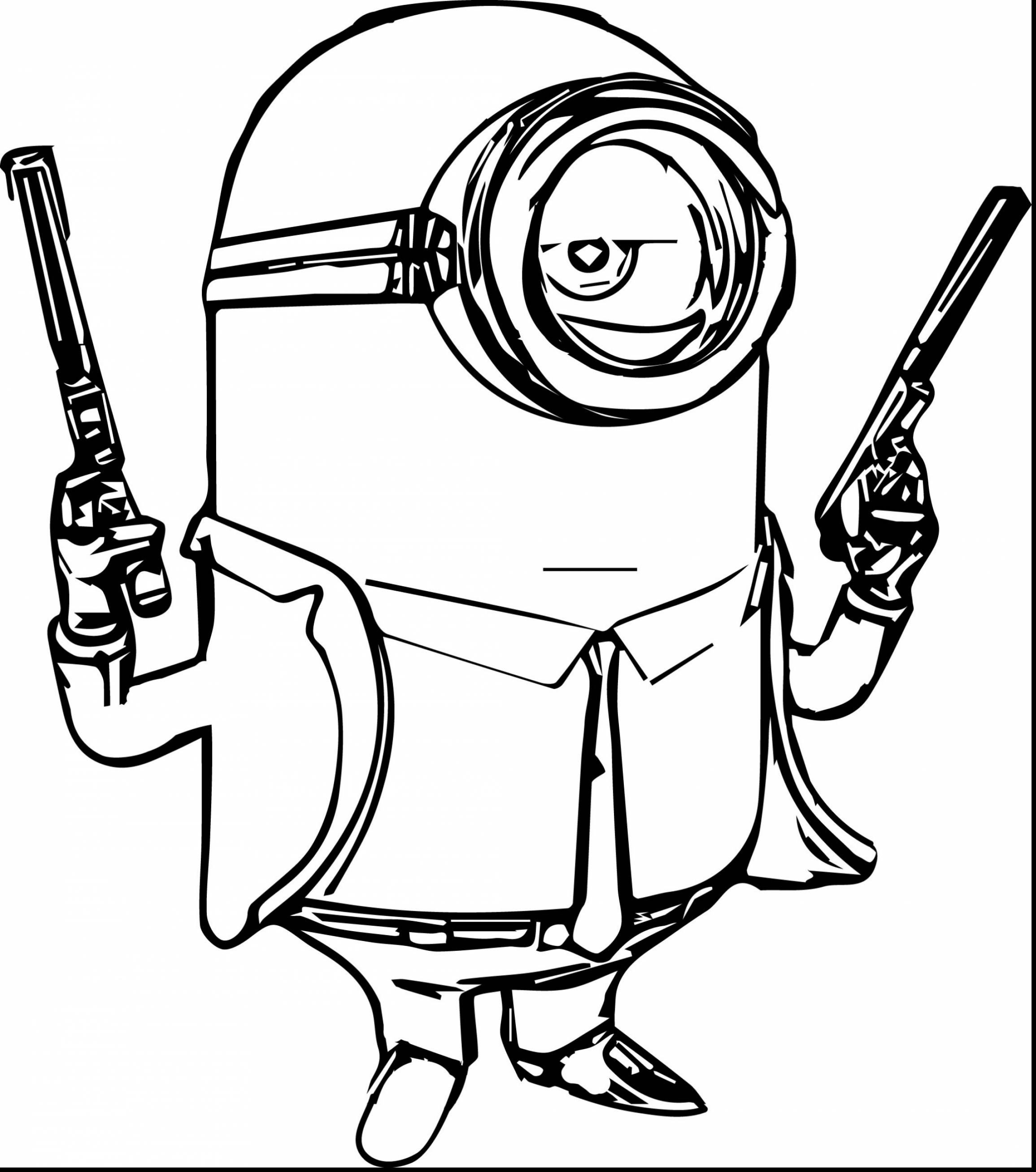 Minion Coloring Pages Kevin at GetColorings.com | Free printable