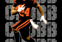 nick chubb coloring page
