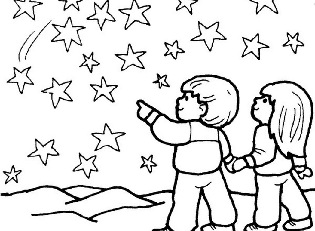 Night Coloring Pages at GetDrawings | Free download