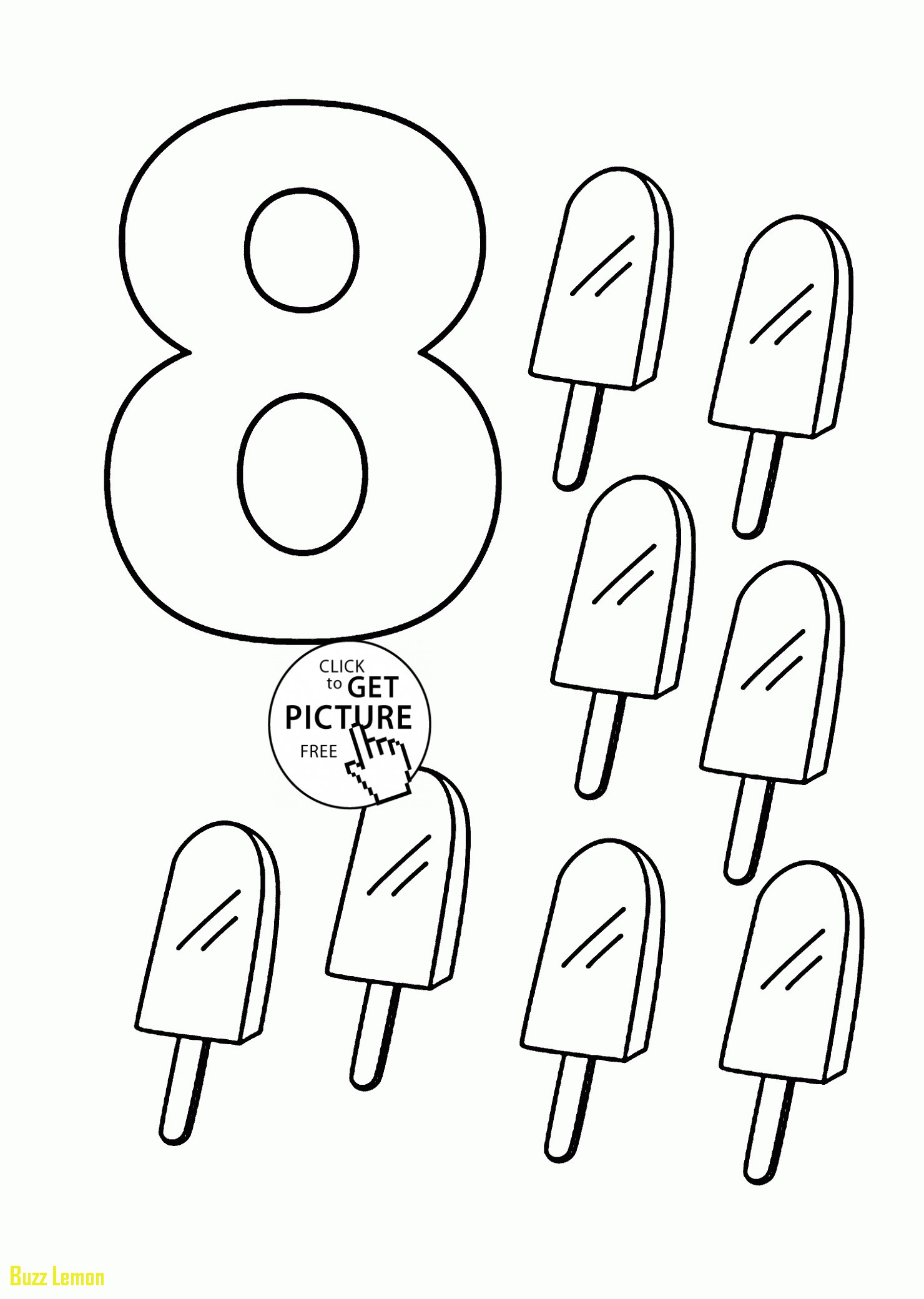 Number 8 Coloring Page at GetColorings.com | Free printable colorings