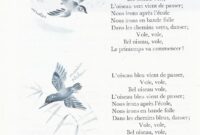 les poemes dans paroles dur loiseau orevert