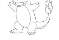 coloriage pokemon salameche imprimer