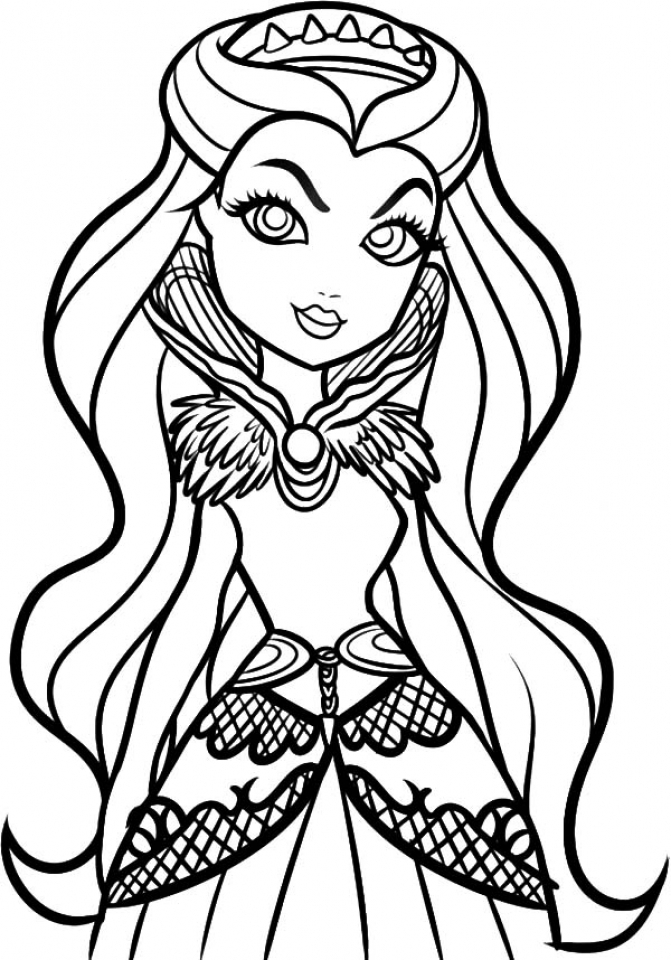 Get This Printable Ever After High Coloring Pages 01827