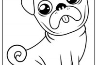 pug coloring pages