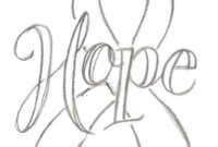 cancer ribbon coloring page cancer ribbon coloring page