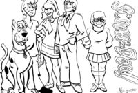 scooby doo printable coloring pages