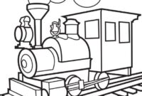 train track coloring page