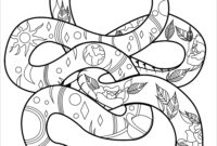 coloring sheets of snakes