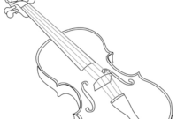 coloring page violin coloring page violin
