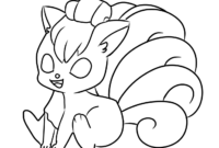 vulpix coloring pages vulpix coloring pages