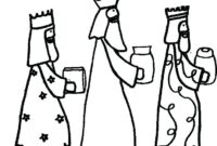 three kings coloring pages three kings coloring pages