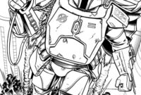 coloring pages mandalorian coloring pages mandalorian
