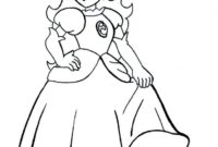 princess peach daisy and rosalina coloring pages