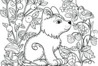 forest animal coloring page forest animal coloring page