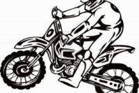 dirt bike coloring page dirt bike coloring page
