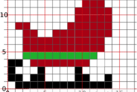 dessin pixel noel dessin pixel noel