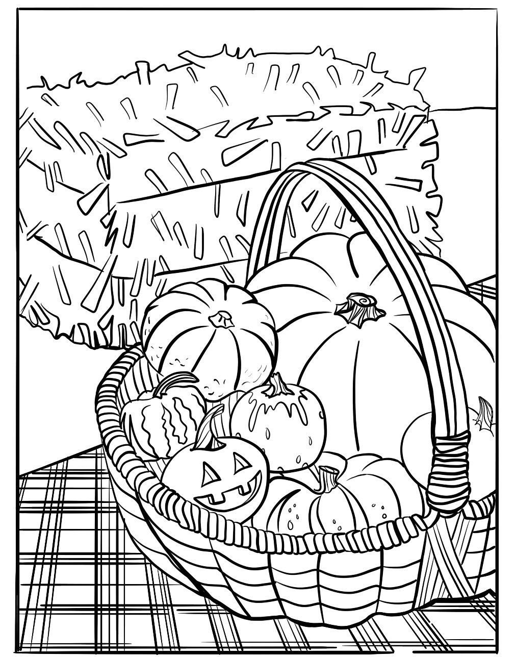 Harvest Coloring Pages For Adults Coloring Pages