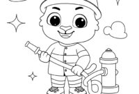 fireman printable coloring pages