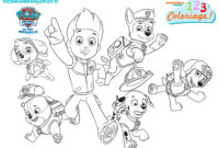 dessin de la pat patrouille colorier