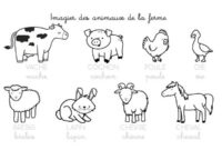 coloriage animaux ferme maternelle coloriage animaux ferme maternelle