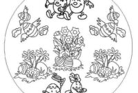 coloriage mandala oeuf de paques