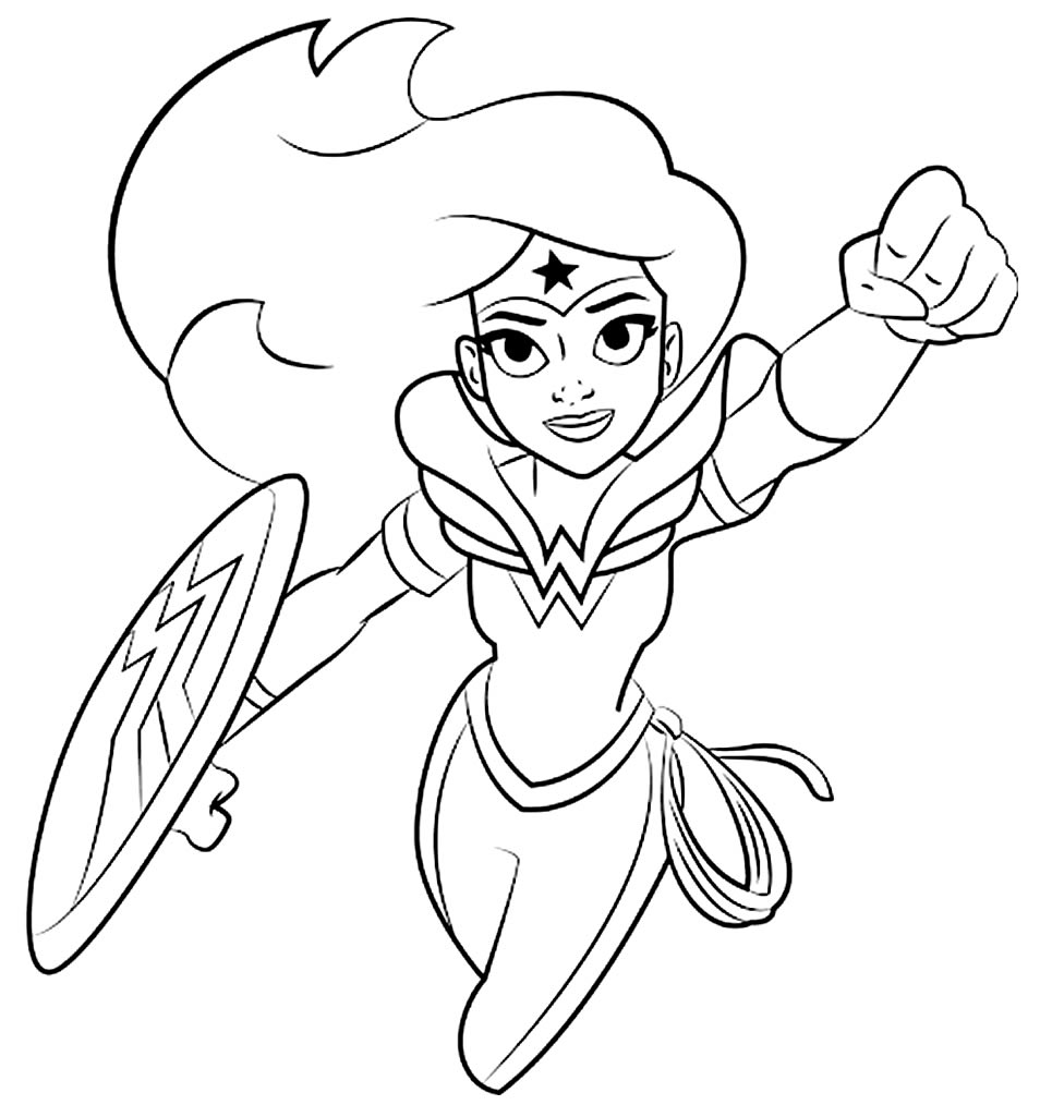 Coloriages Wonder Woman – Maison Bonte : Votre Guide & Magazine