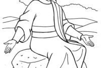jesus teaching coloring page jesus teaching coloring page