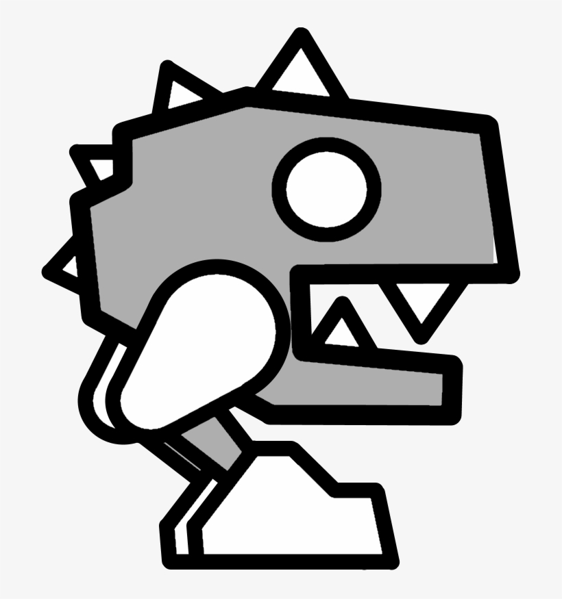 Geometry Dash Icon Coloring Pages - Geometry Dash Robot 3 Transparent