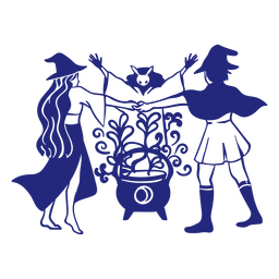 Gruppe Von Hexen, Die Zauber Machen PNG- Und SVG-Design Für T-Shirts