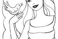 coloriage de barbie a imprimer 2