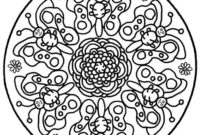 coloriage mandala louise