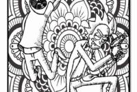 rick and morty colouring book