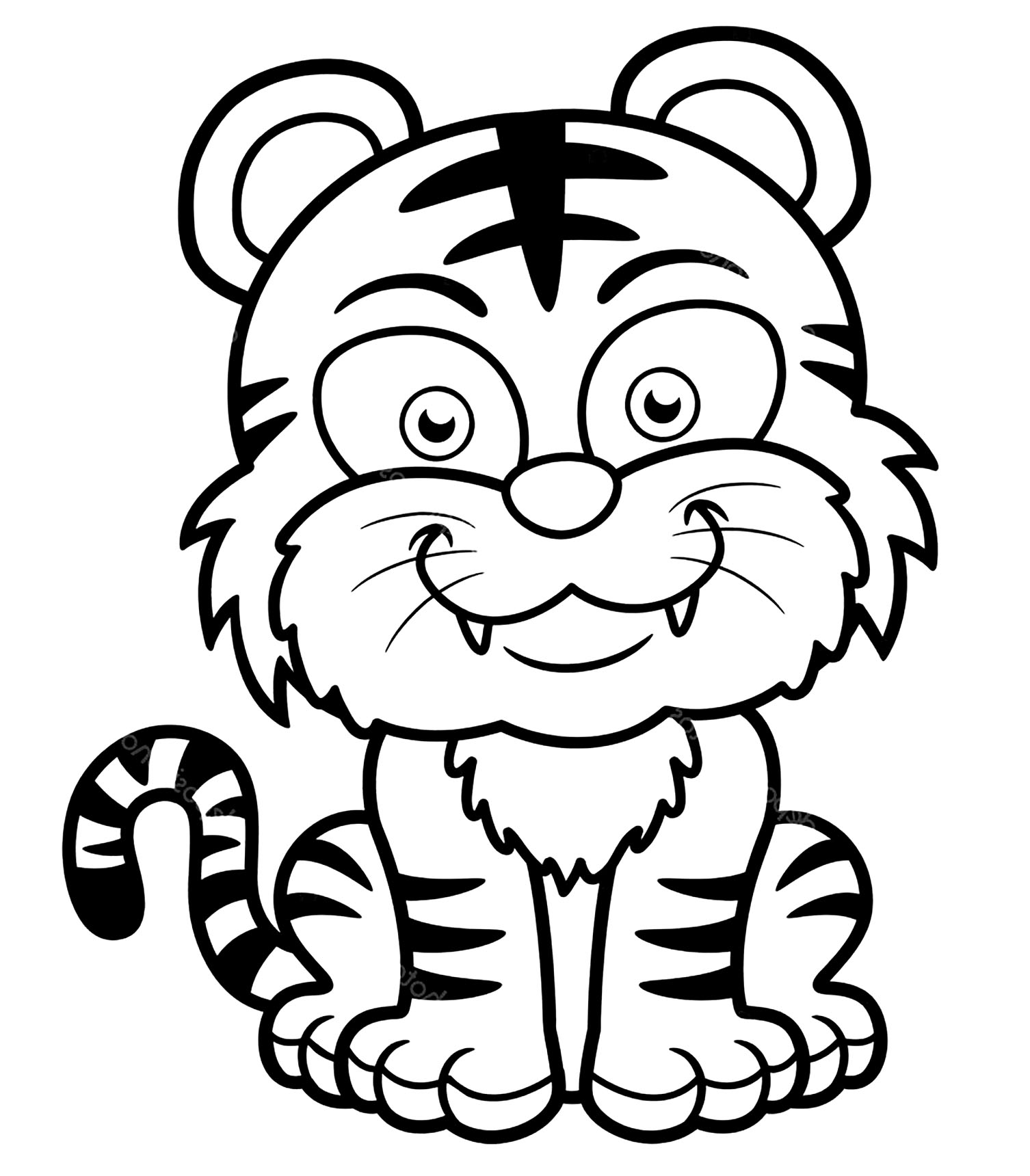 Coloring Pages | Coloring Pages For Children Tigers