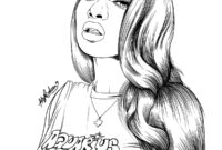 megan thee stallion coloring pages megan thee stallion coloring pages